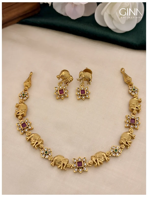 Gajendra Necklace