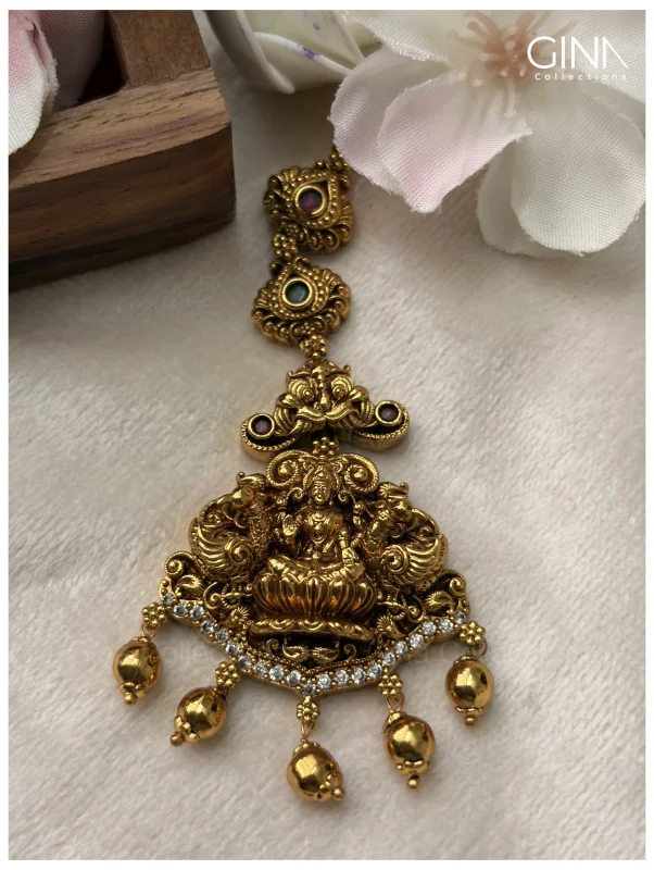 Premium Antique Lakshmi Maang Tikka Alternative View