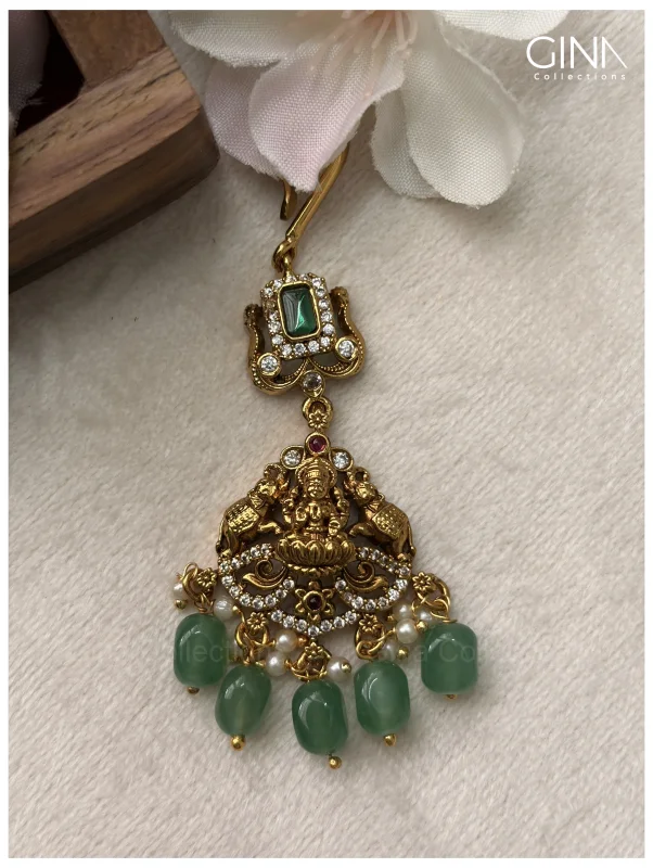Premium Gold Plated Nakshi Maang Tikka Alternative View