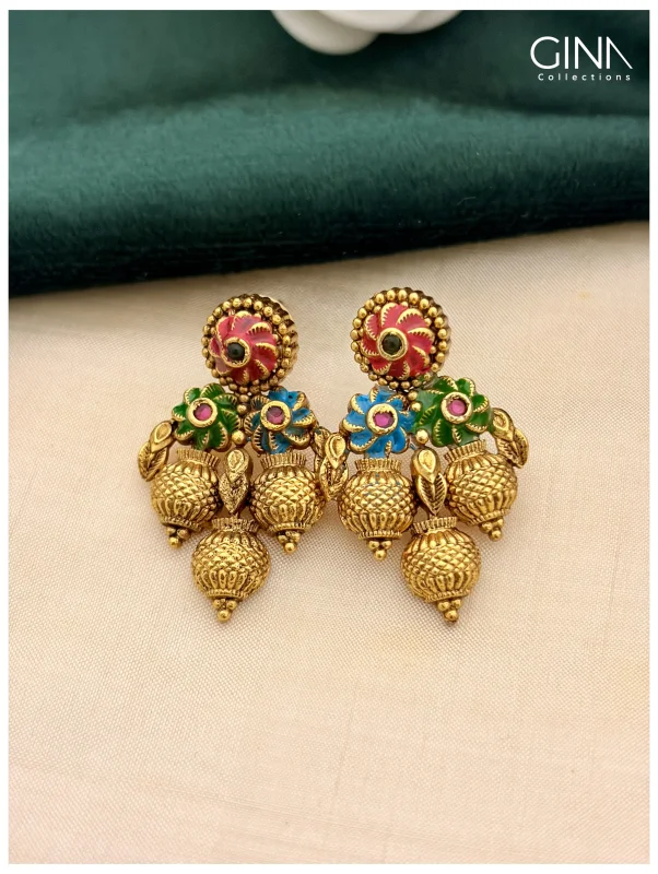 Traditional Meenakari Non-Idol Necklace Alternative View