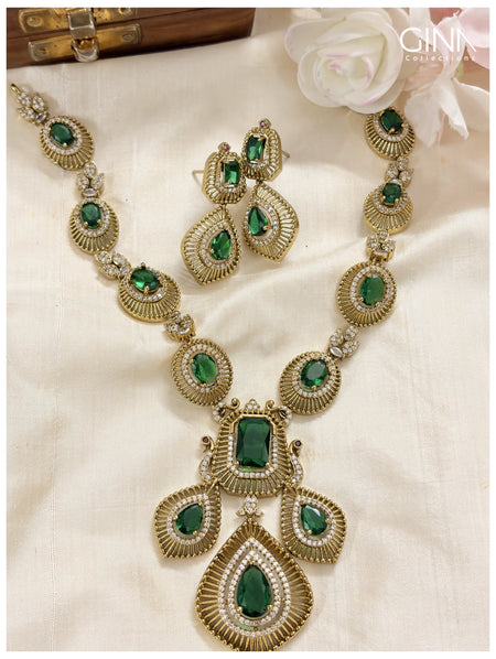 Victorian Emerald Heritage Necklace