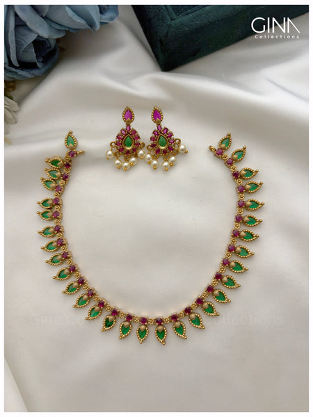 Elegant and Premium Palakka Necklace