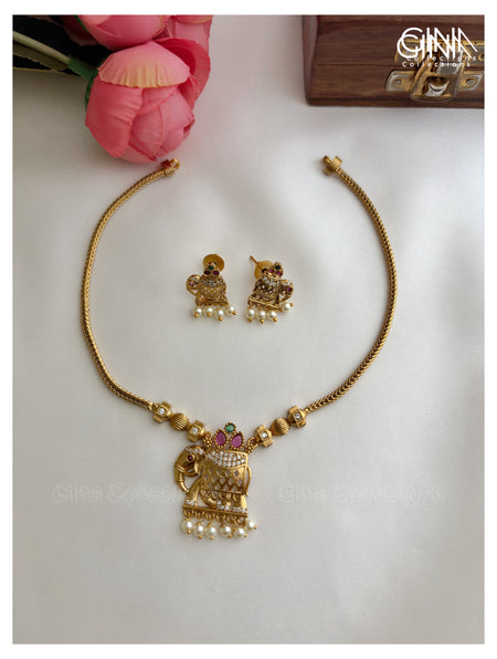 Elephant with Pearl Drops Attigai