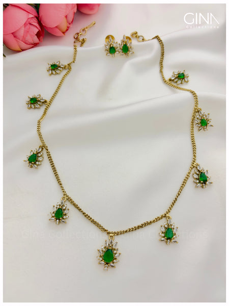 Emerald Victorian Spacial Garland Mid Haram