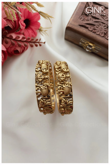 Goddess Gaja Lakshmi Temple Bangles