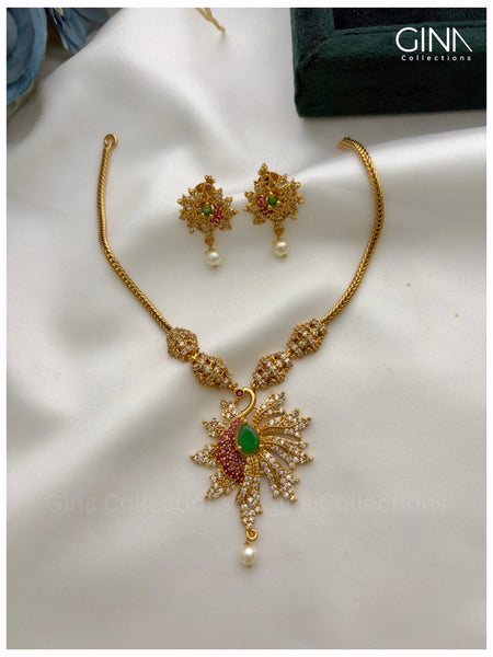 Gold Plated Premium Peacock Attiggai