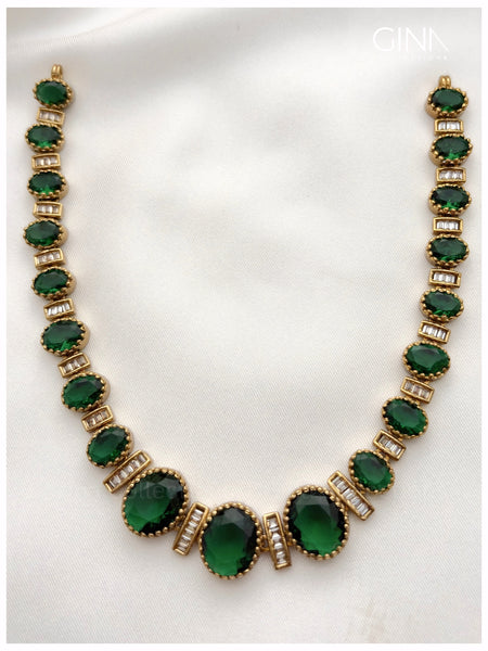 Premium Emerald Stone with Studs Alternative View