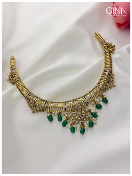 Premium Hasli with Emerald Drops Alternative View