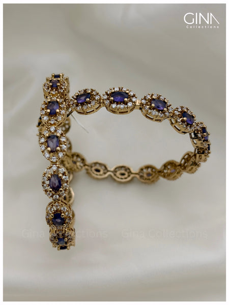 Premium Purple Victorian Bangles