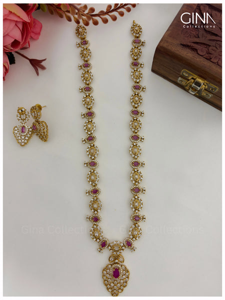 Premium Ruby AD Stone Haram Alternative View