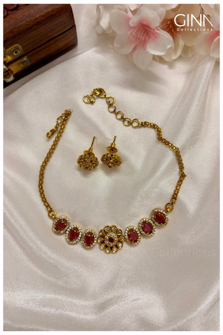 Choker AD Stone Ruby