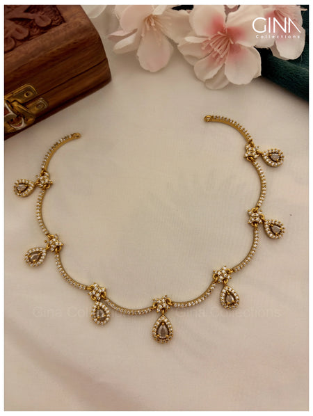 AD Studded White Color Gemstones Drops Alternative View