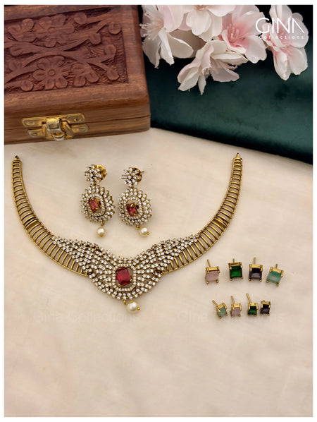 Changeable Stones Designer Kanti