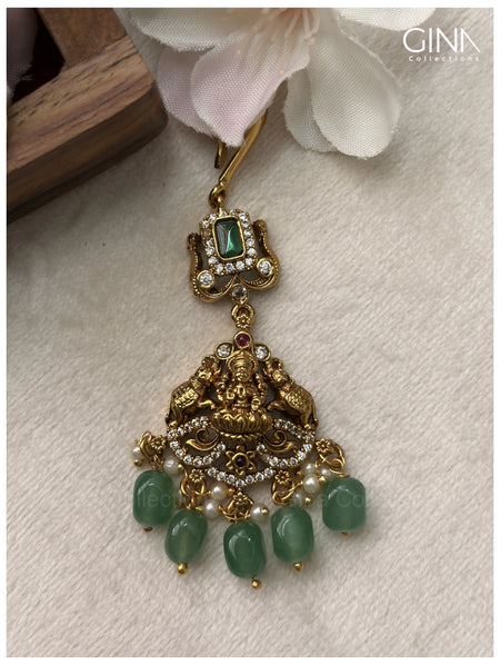 Premium Gold Plated Nakshi Maang Tikka Alternative View