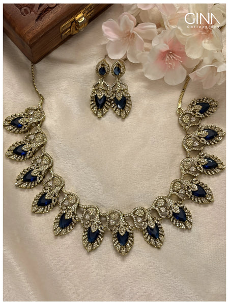 Royal Blue Stone Necklace