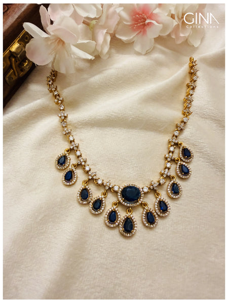 Celestial Blue Drops Necklace