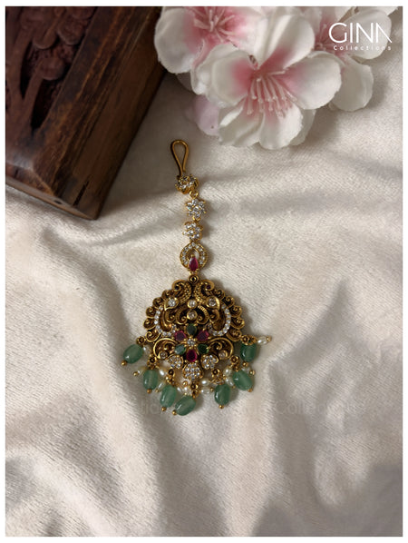 Antique Lakshmi Mayuri Maan Tikka Alternative View