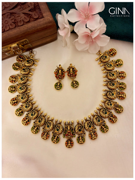 Lakshmi Kasu Mala Necklace Alternative View