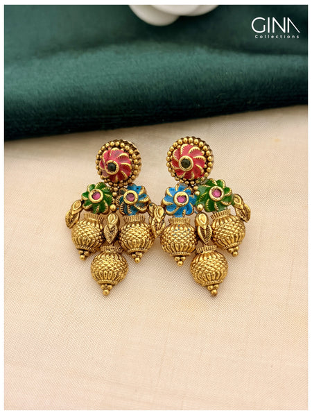 Traditional Meenakari Non-Idol Necklace Alternative View