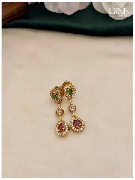 Elegant Two Layer Multi Color Necklace Set Alternative View