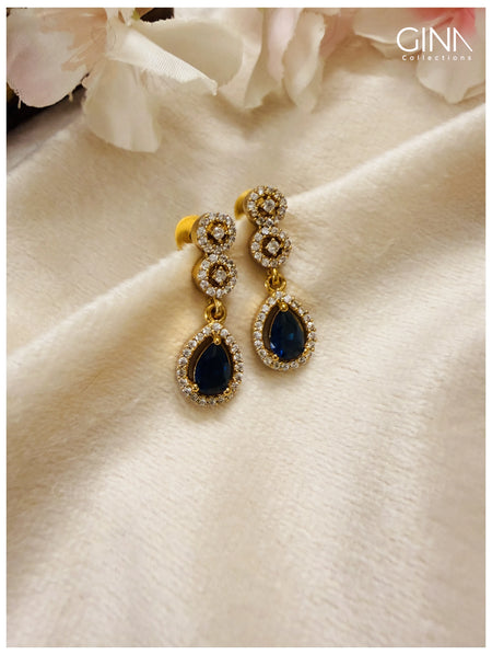 Celestial Blue Drops Necklace Alternative View