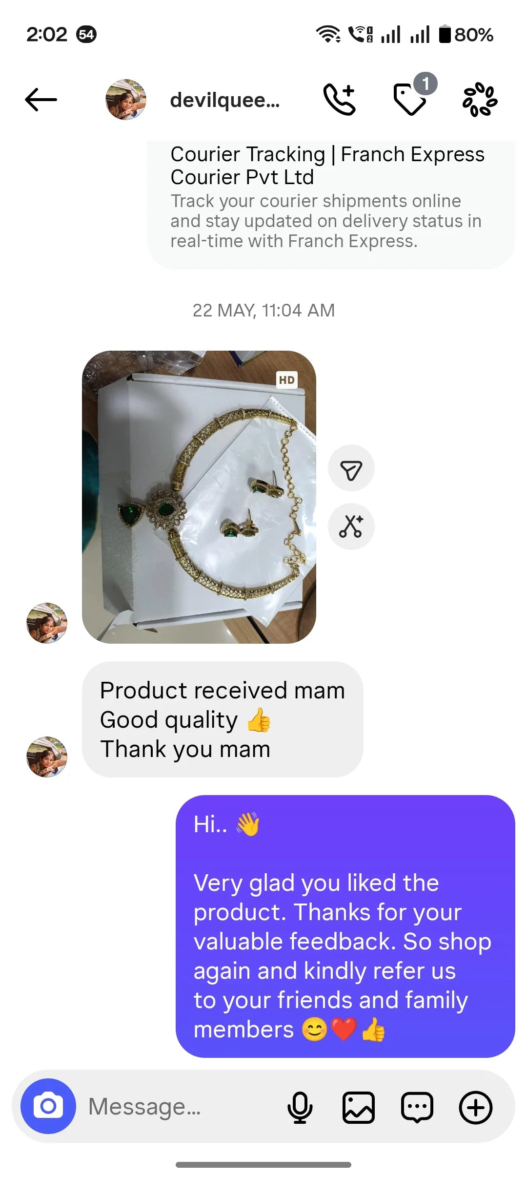Review Screenshot